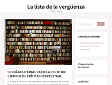 Tablet Screenshot of listadelaverguenza.es